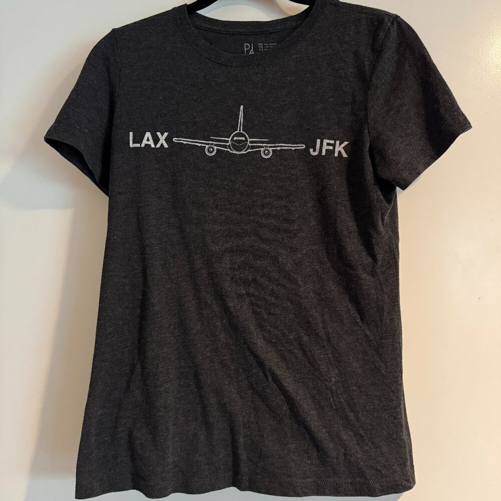 LAX to JFK Graphic T-Shirt